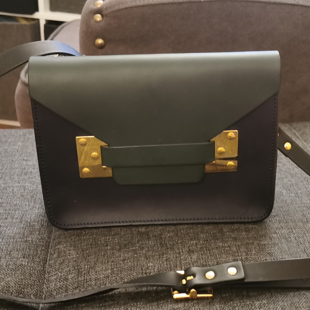 Sophie Hulme Mini Miller Calfskin Leather Cr